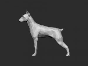 Mini doberman 3D Baskı Modeli