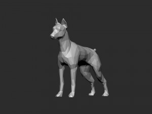 Mini doberman 3D Принт Модель