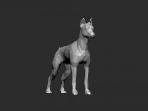 Mini doberman 3D Принт Модель