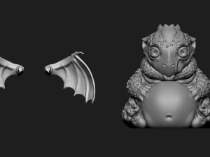 Well fed dragon Modelo de impresión 3D