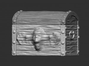 Pirate chest Model Cetak 3D