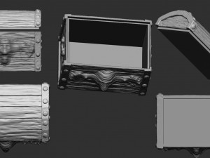 Pirate chest Model Cetak 3D