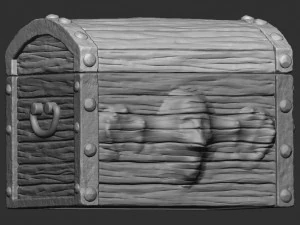 Pirate chest 3D Print Model