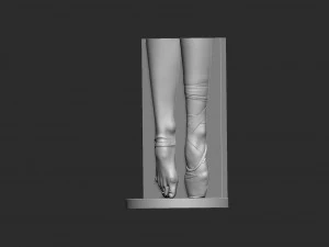 Ballerina legs 3D Print Model