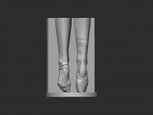 Ballerina legs 3D Print Model