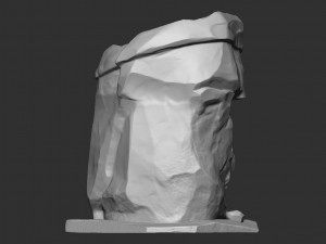 Head from stone 3Dプリントモデル