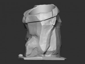Head from stone 3Dプリントモデル