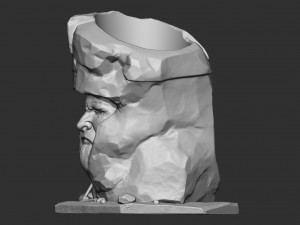 Head from stone 3Dプリントモデル