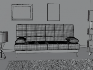 Sofa 3D-Modell