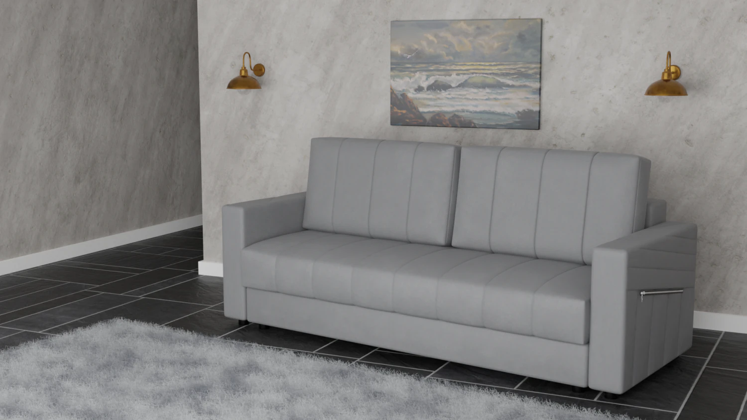 Sofa 3D Model .c4d .max .obj .3ds .fbx .stl .blend 
