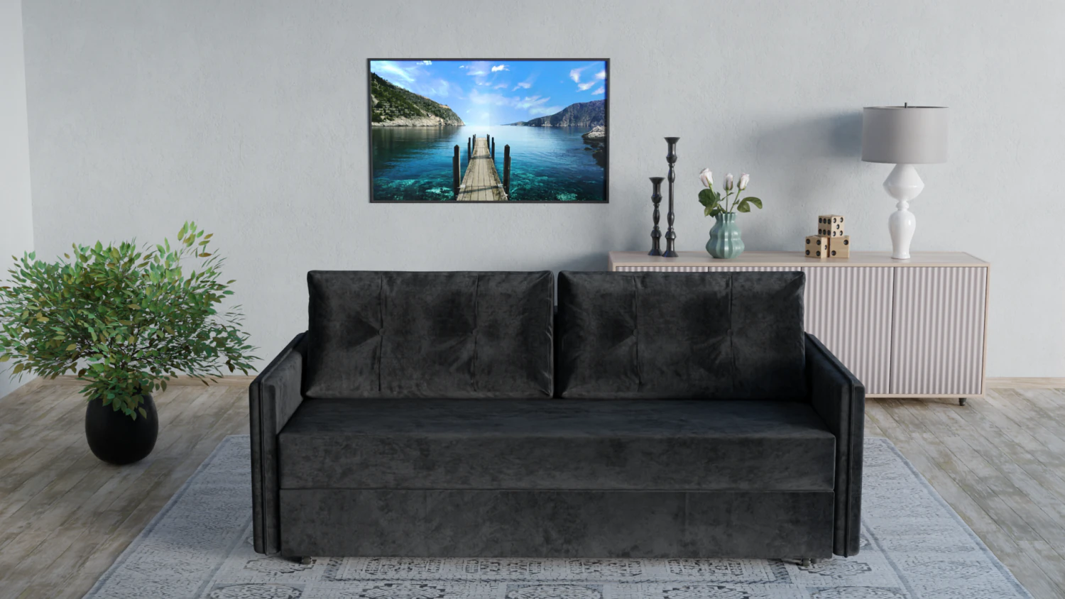 Sofa 3D Model .c4d .max .obj .3ds .fbx .stl .blend