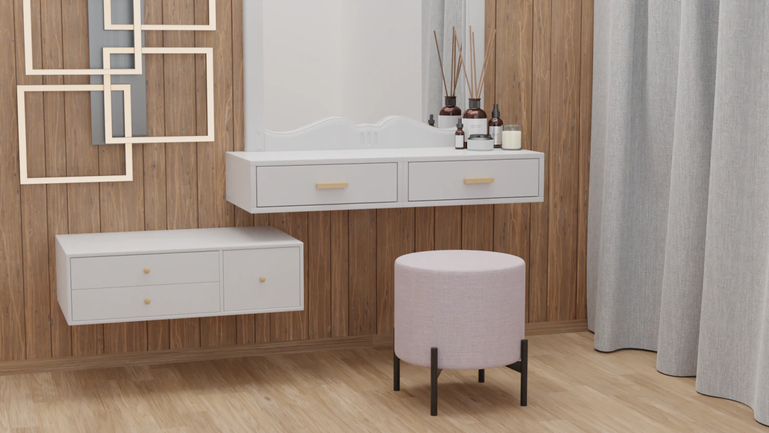 Pouf Flaff 3D Model .c4d .max .obj .3ds .fbx .stl .blend 