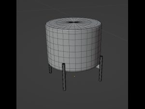 Pouf Flaff Modelo 3D