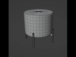 Pouf Flaff 3D Model