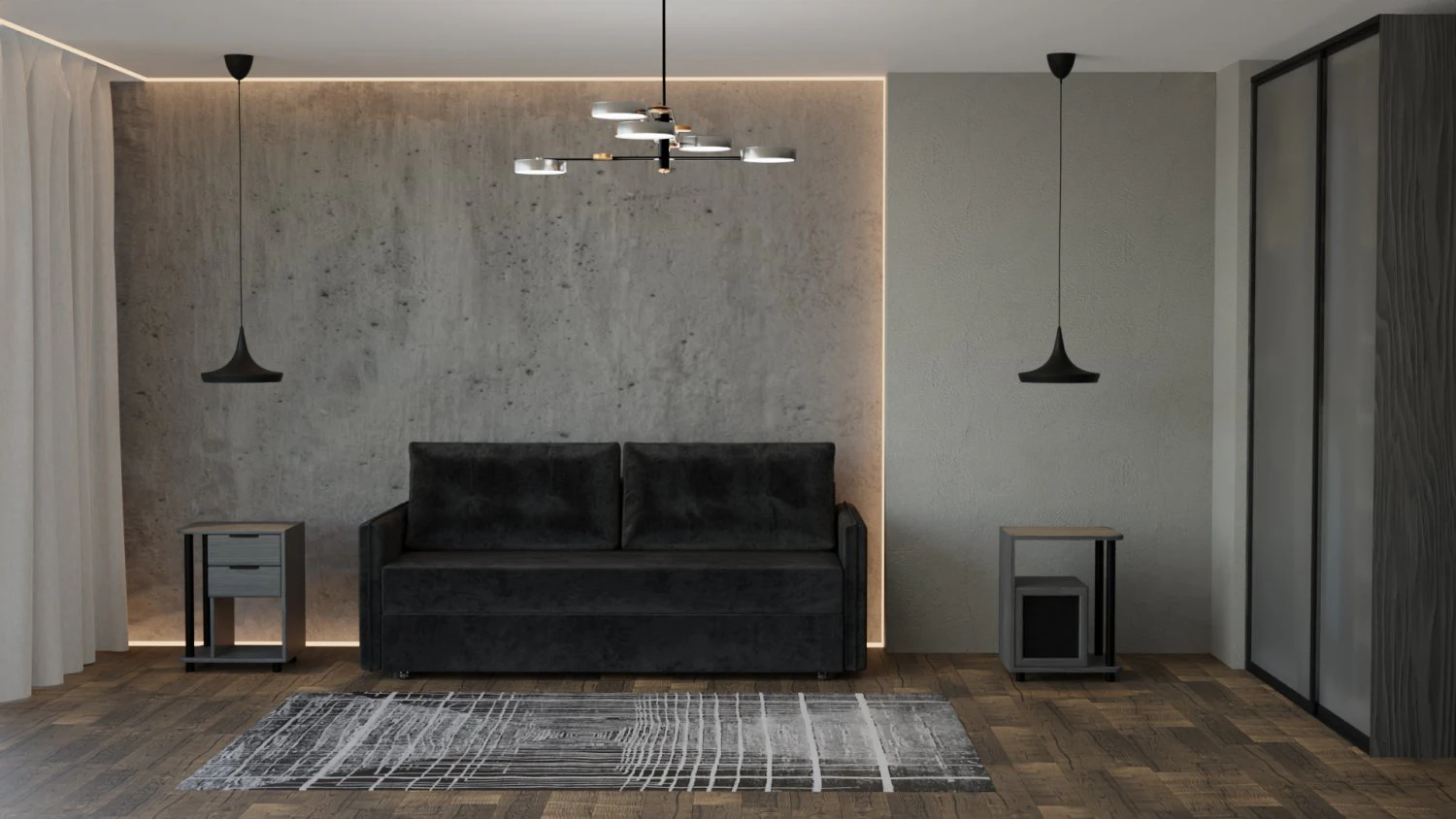 Sofa London 3D Model .c4d .max .obj .3ds .fbx .stl .blend 