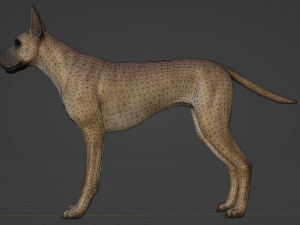 DOG - GREAT DANE Modelo 3D