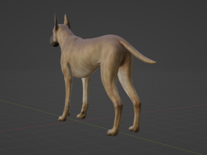 DOG - GREAT DANE Modelo 3D