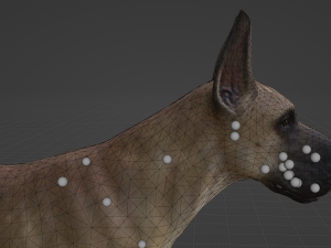 DOG - GREAT DANE Modelo 3D