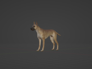 DOG - GREAT DANE Modelo 3D