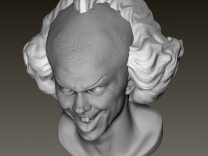 Penny wise bust 3D Baskı Modeli