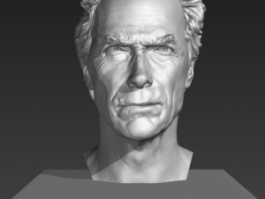 CLINT EASTWOOD 3D Print Model
