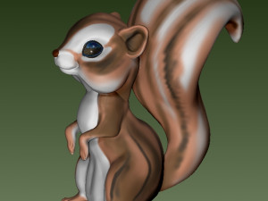 SQUIRELL 3D-Druckmodell
