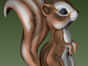 SQUIRELL 3D-printmodel