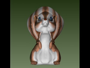 SQUIRELL 3D-printmodel