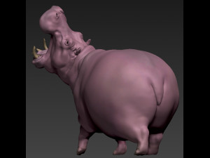 HIPPOPOTAMUS 3D-printmodel