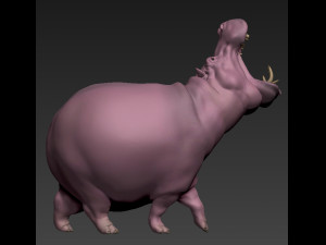 HIPPOPOTAMUS 3D-printmodel
