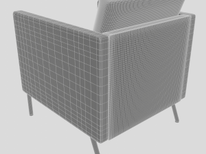 Simple chair 3D Model