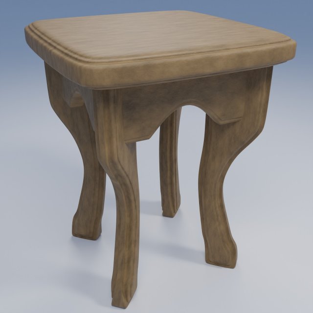 Stool Modelo 3D .c4d .max .obj .3ds .fbx .stl .blend