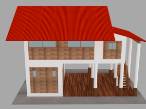 Luxurious cabin 3D Model