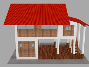 Luxurious cabin 3D Model