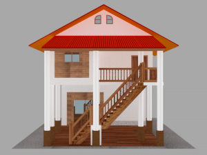 Luxurious cabin 3D Model
