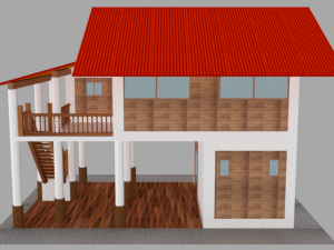 Luxurious cabin 3D Model