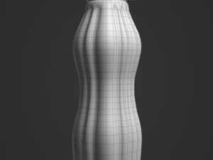 Tupperware Plastic Bottle 500ml 3D-Modell
