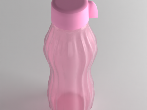 Tupperware Plastic Bottle 500ml 3D-Modell