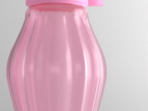 Tupperware Plastic Bottle 500ml 3D-Modell