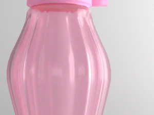 Tupperware Plastic Bottle 500ml 3D Model