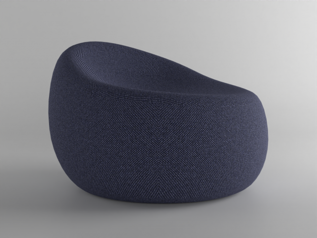 Beanbag Armchair Round Sofa Modelo 3D .c4d .max .obj .3ds .fbx .stl .blend 