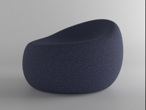 Beanbag Armchair Round Sofa Modelo 3D