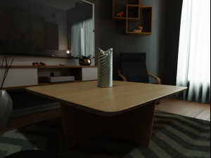Modern Tabletop Sculpture Decor Modèle 3D