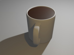 Cup With Coffee Model 3D