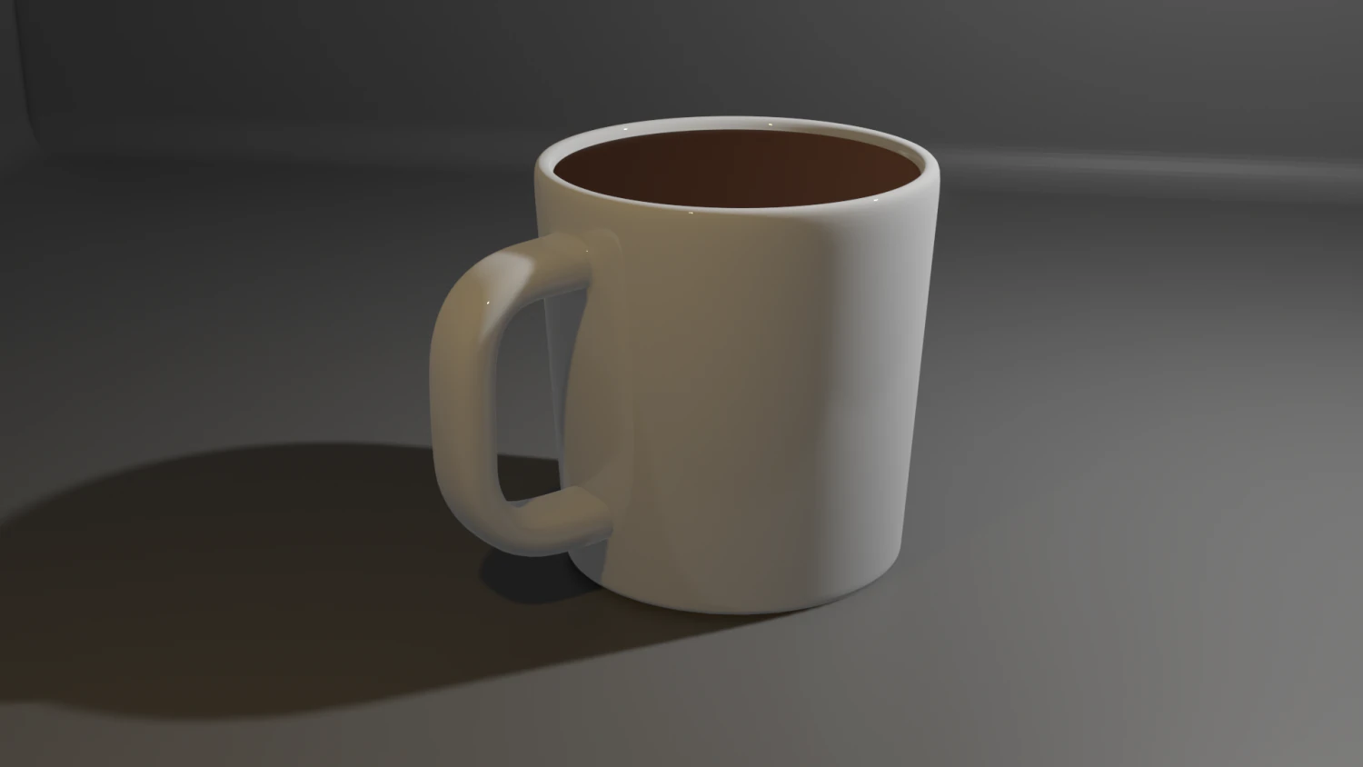 Cup With Coffee 3D Model .c4d .max .obj .3ds .fbx .stl .blend 