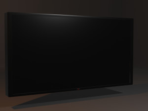 Black TV 3D Модель