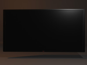 Black TV Modello 3D