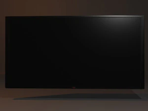 Black TV 3D Model