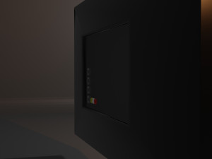 Black TV Modello 3D