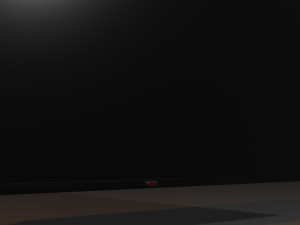 Black TV Modello 3D